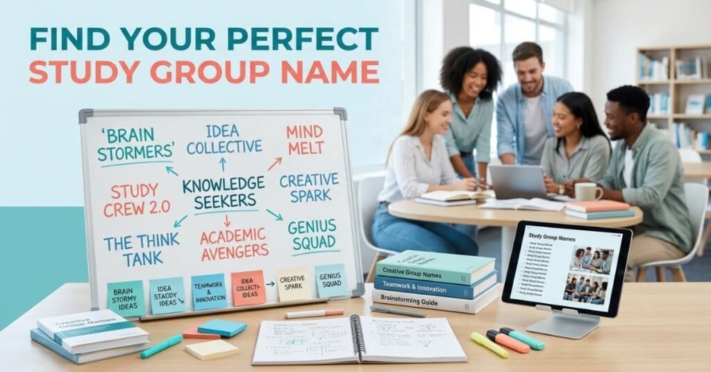 Trending Study Group Names for Teacher