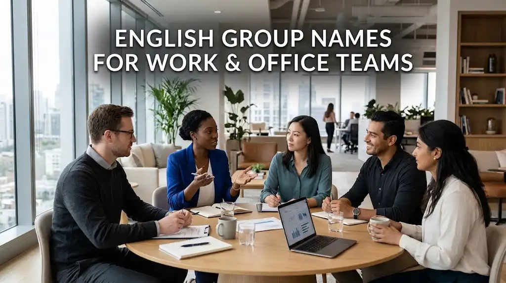 English Group Names For Work & Office Teams