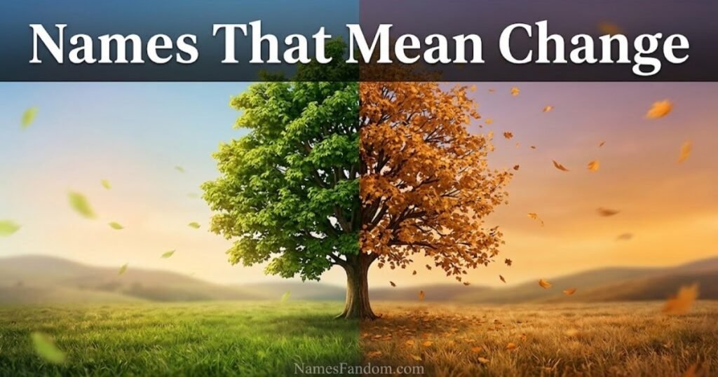 Names That Mean Change