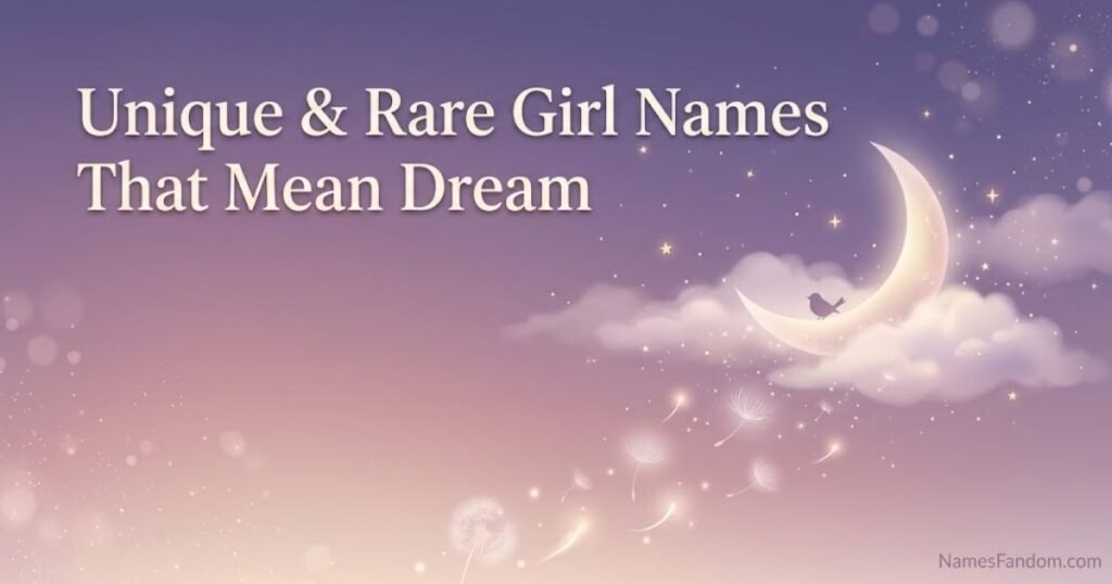 Unique & Rare Girl Names That Mean Dream