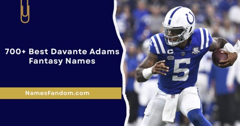 700+ Best Davante Adams Fantasy Names: Funny, Creative & Dirty For 2026