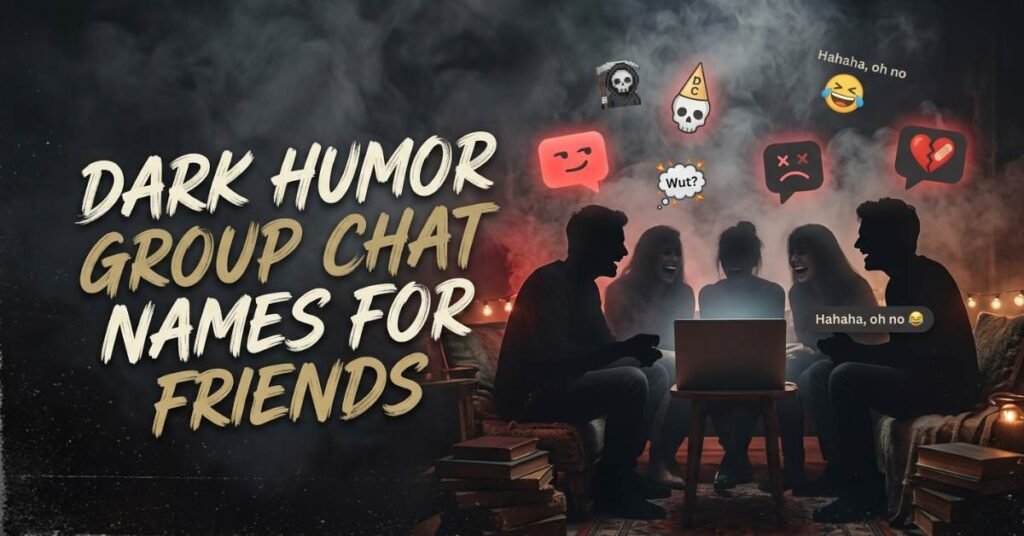 Dark Humor Group Chat Names For Friends