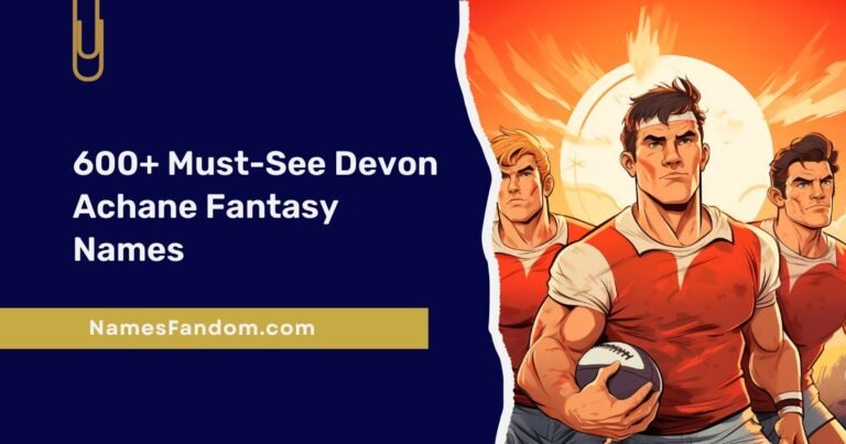 Devon Achane Fantasy Names