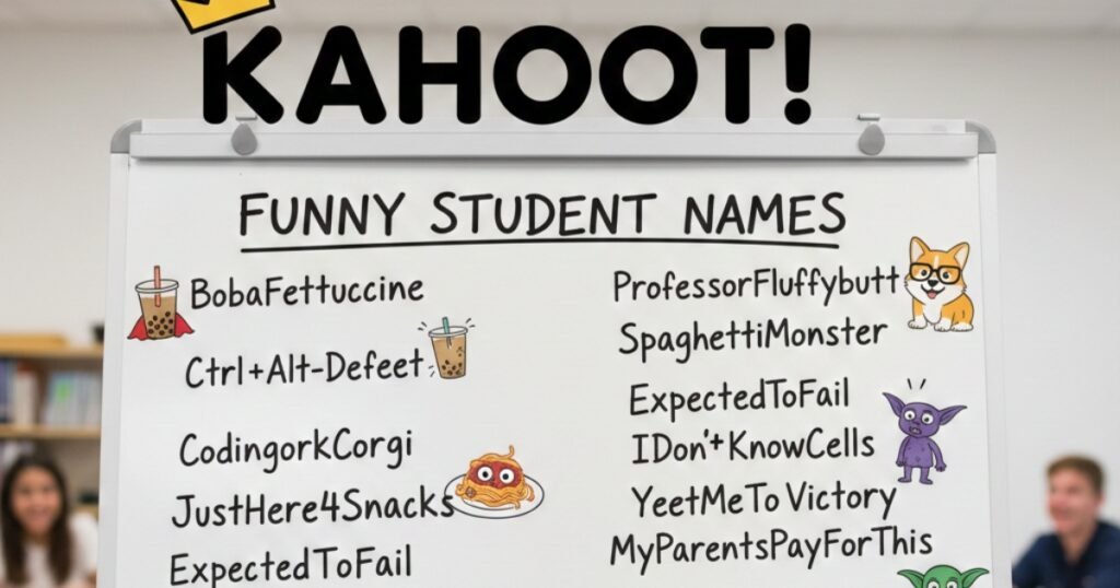 Funny Kahoot Name  for School