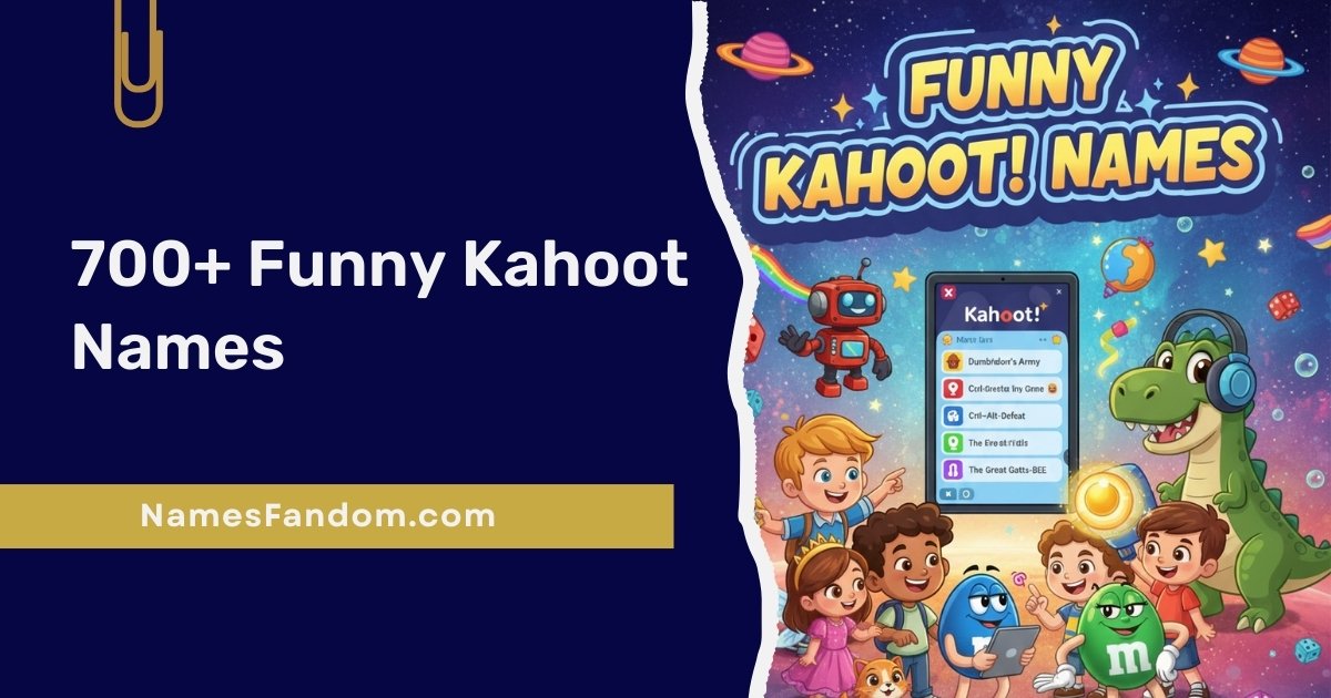 Funny Kahoot Names