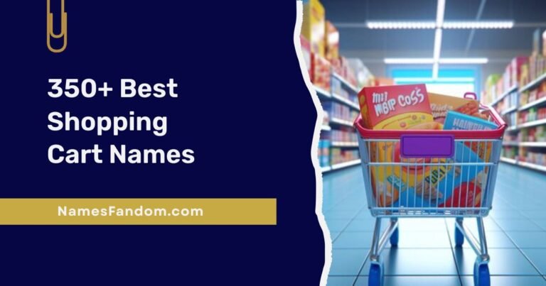 Shopping Cart Names