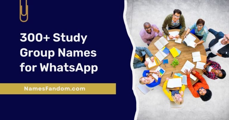 Study Group Names