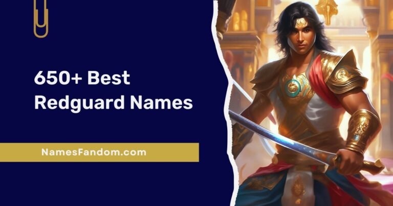 Best Redguard Names