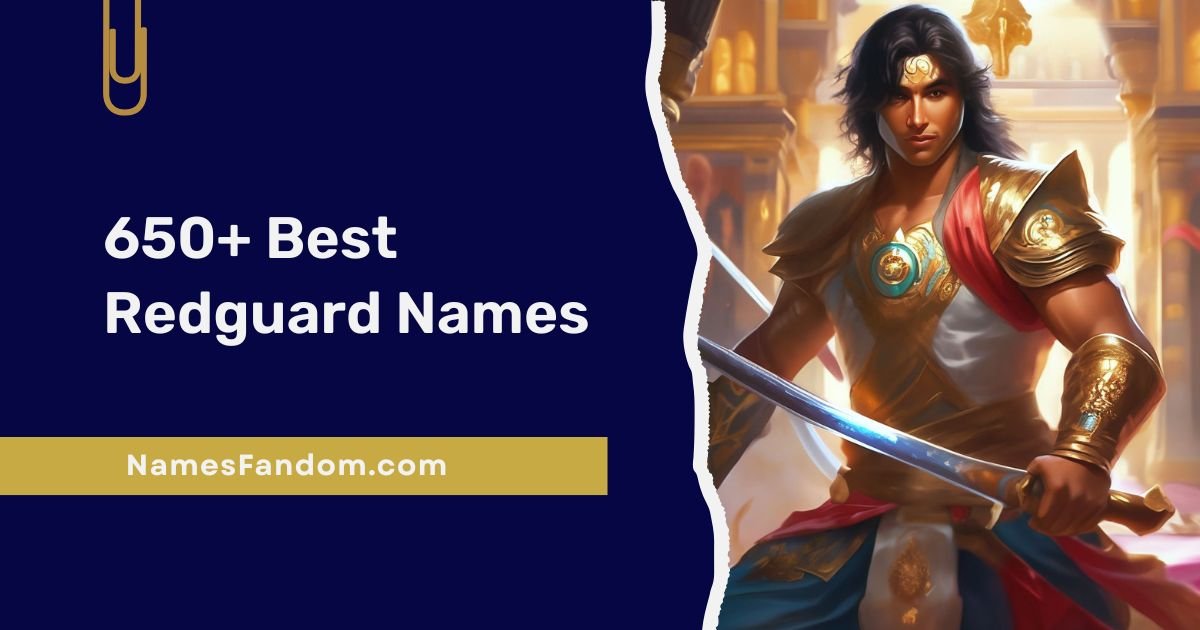 Best Redguard Names