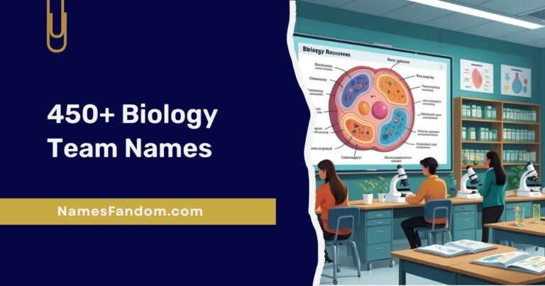 Biology Team Names