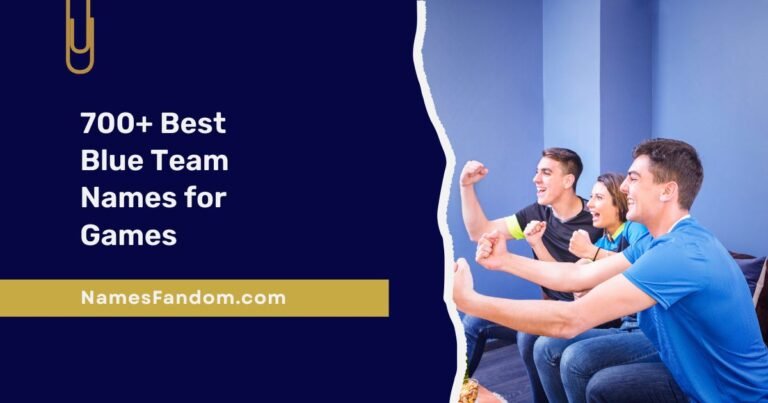 Blue Team Names