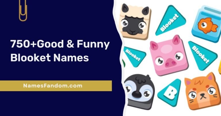 Funny Blooket Names
