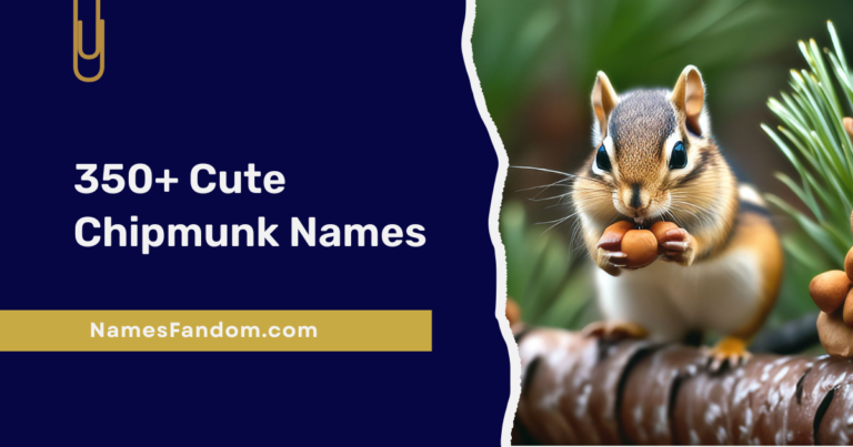 Chipmunk Names