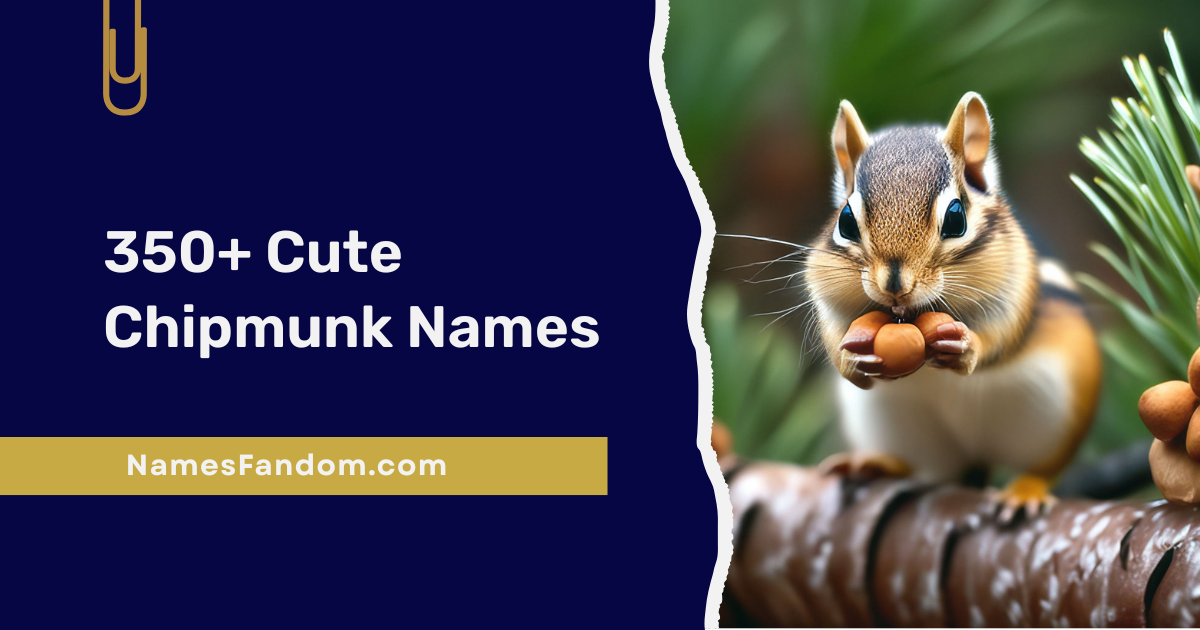 Chipmunk Names