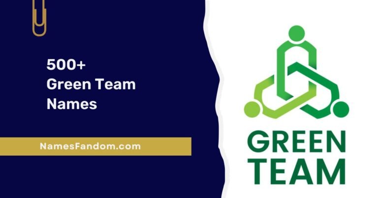Green Team Names