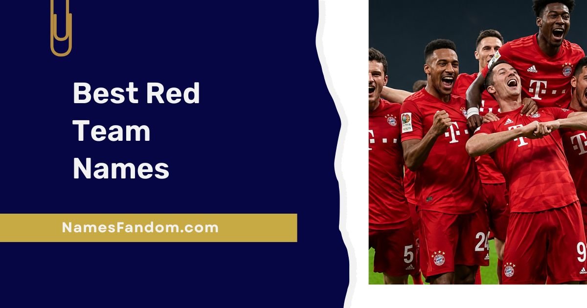 Red Team Names
