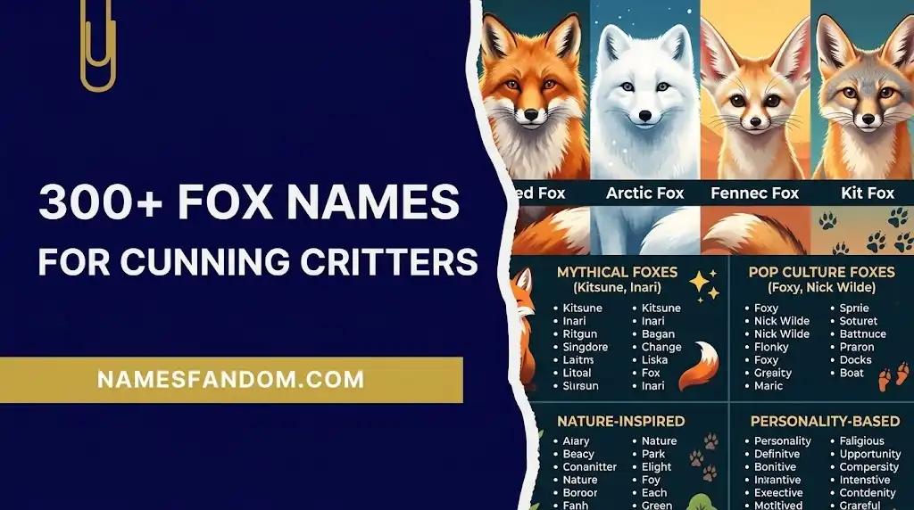 best fox names