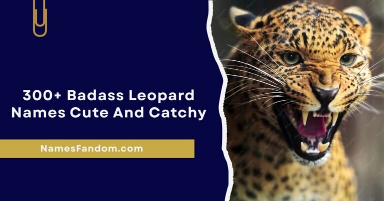 Badass Leopard Names