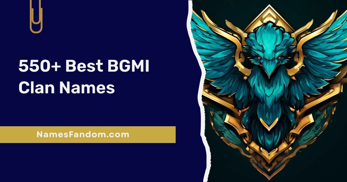 Best BGMI Clan Names