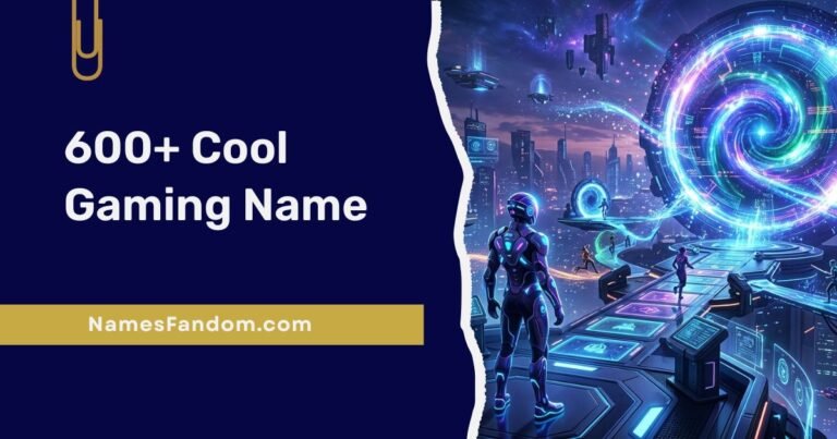 Cool Gaming Name