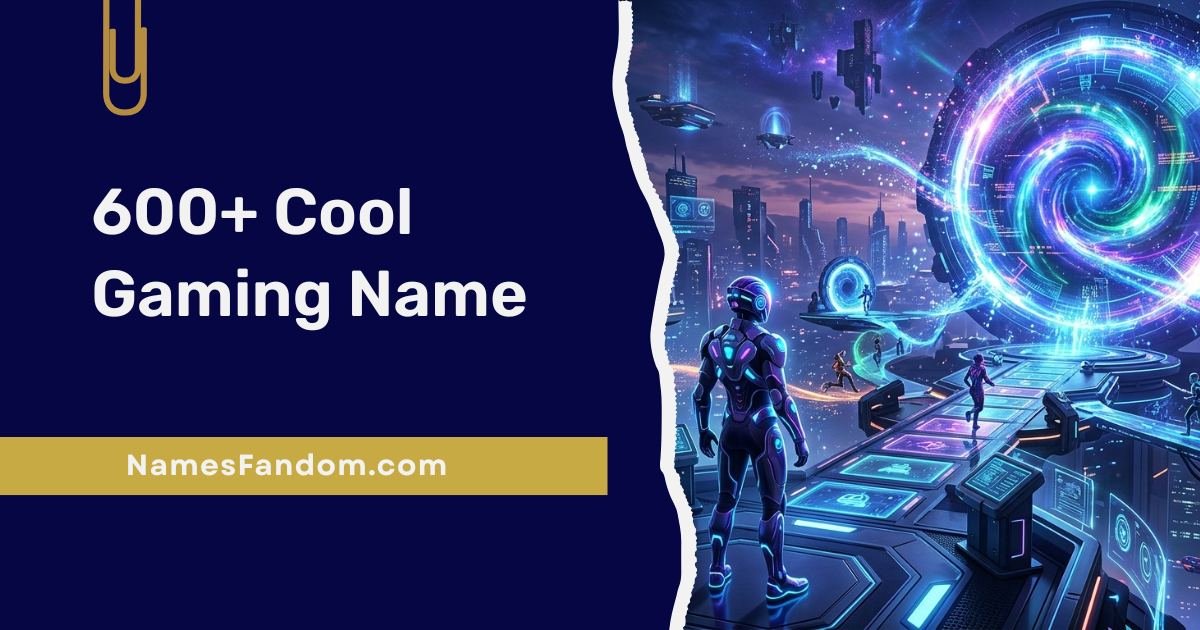 Cool Gaming Name