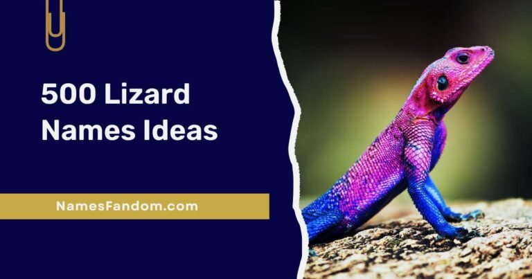 Lizard Names Ideas