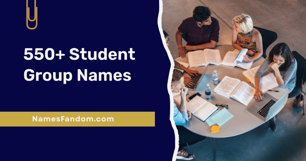 Student Group Names