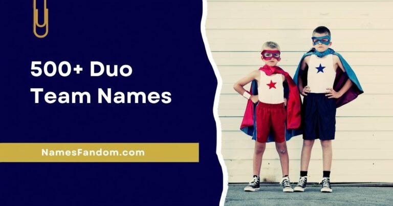 Duo Team Names