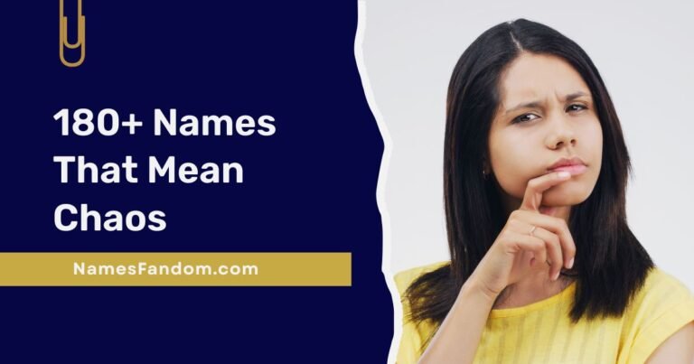 Names That Mean Chaos