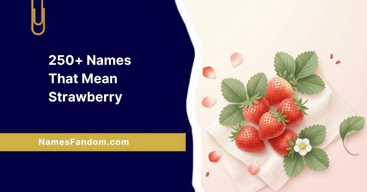 Names That Mean Strawberry